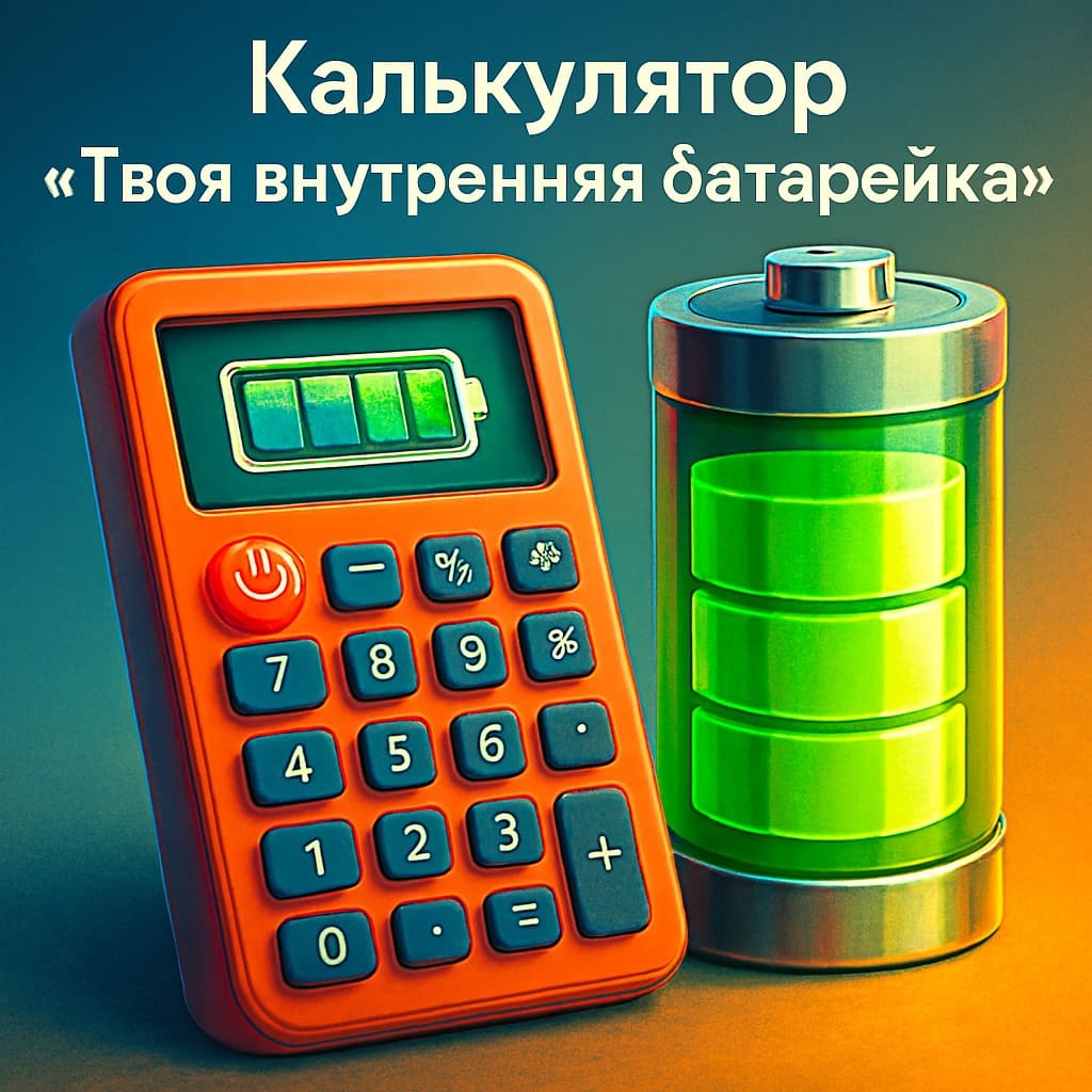 Калькулятор «Твоя внутренняя батарейка»