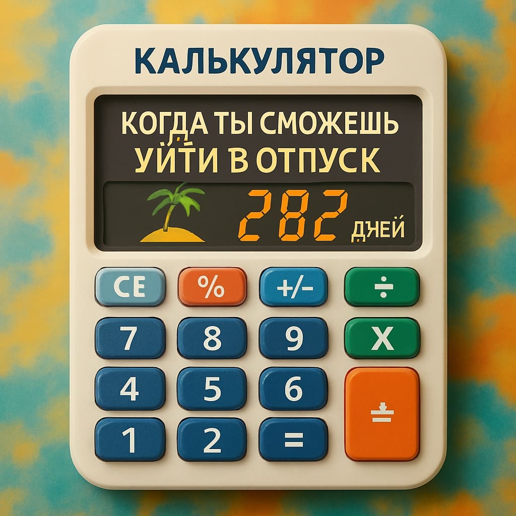 Калькулятор «Когда ты сможешь уйти в отпуск»