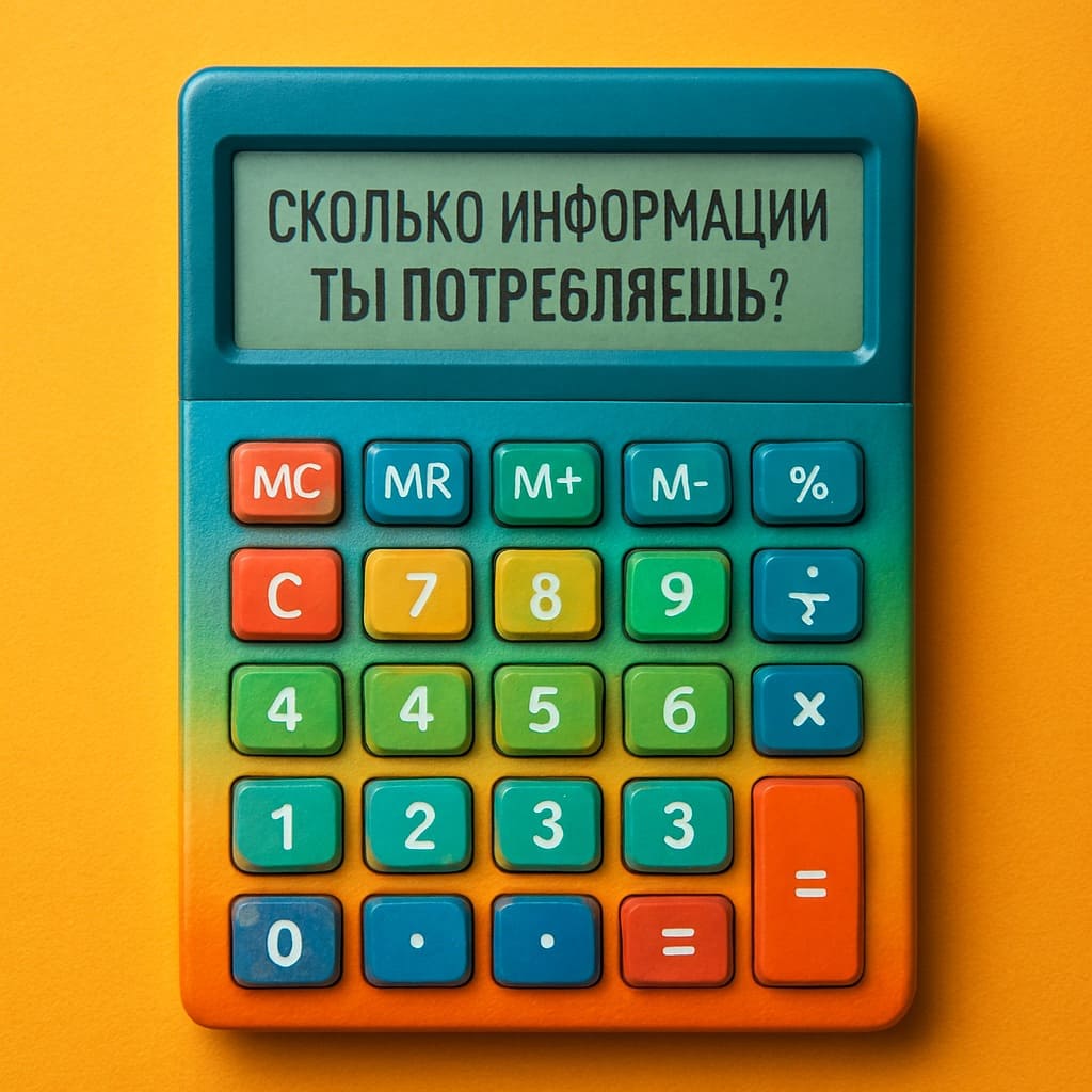 Калькулятор «Сколько информации ты потребляешь»