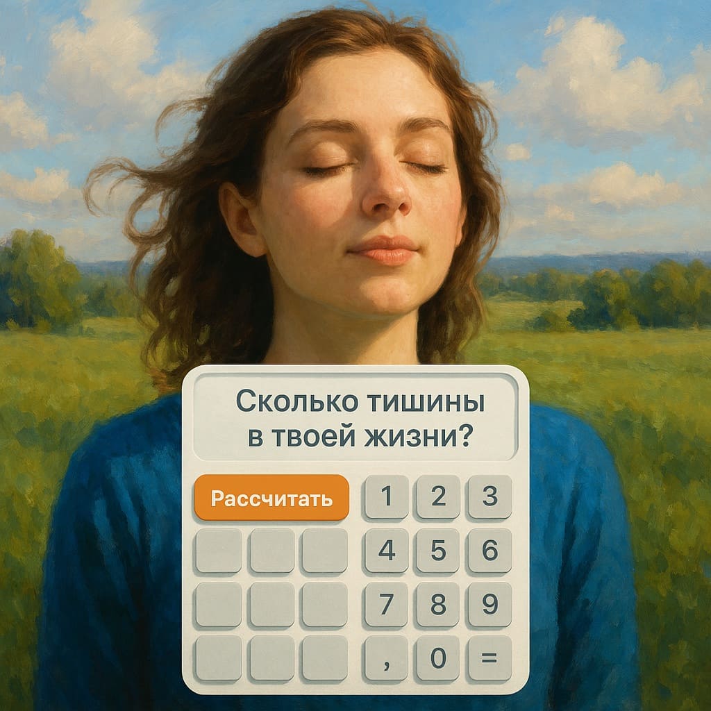 Калькулятор «Сколько тишины в твоей жизни»