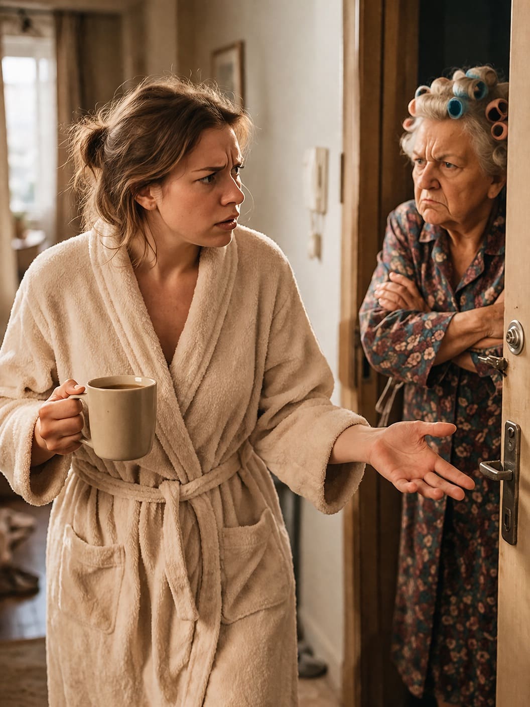 А вам не кажется, что вы слишком увлеклись наблюдением за моей жизнью, Людмила Сергеевна? Может, лучше за своей посудой в раковине следите