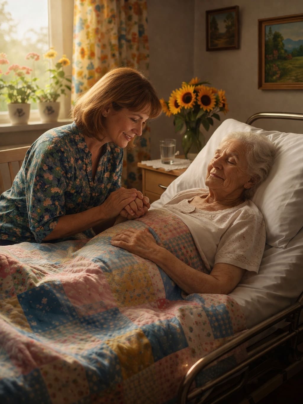 Мать к нам заберем, тебе проще досматривать за ней