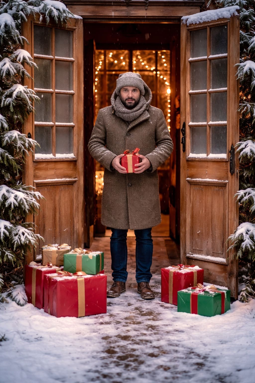 Незнакомец за дверью в Новый год