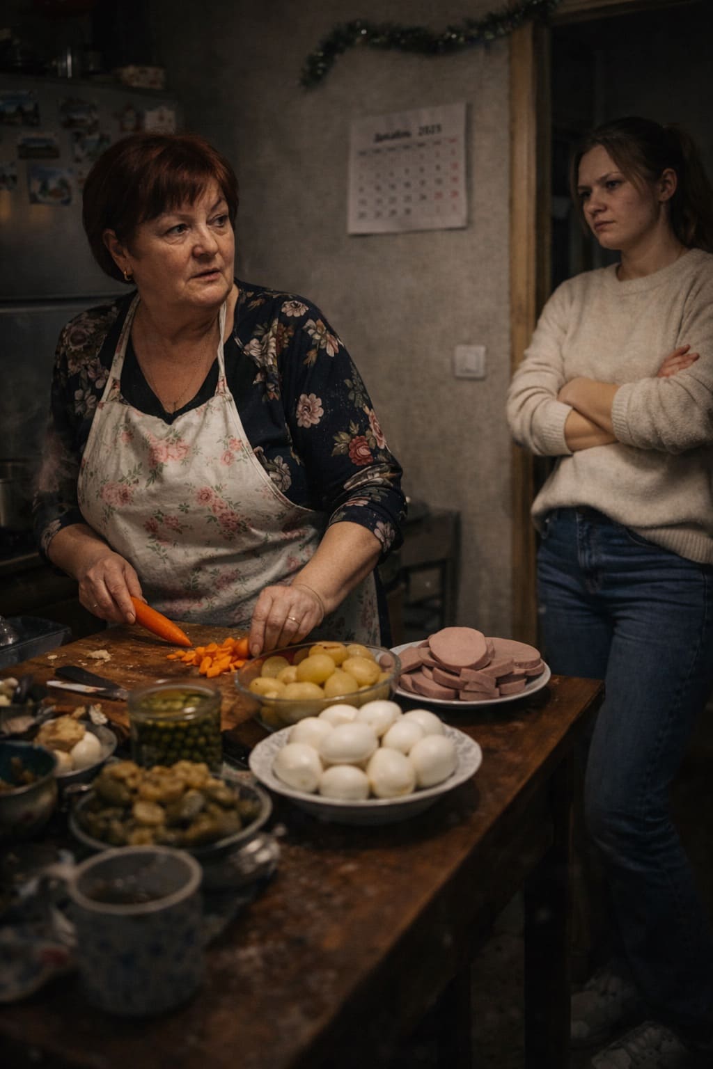 Новый год без «Оливье», без нормального застолья