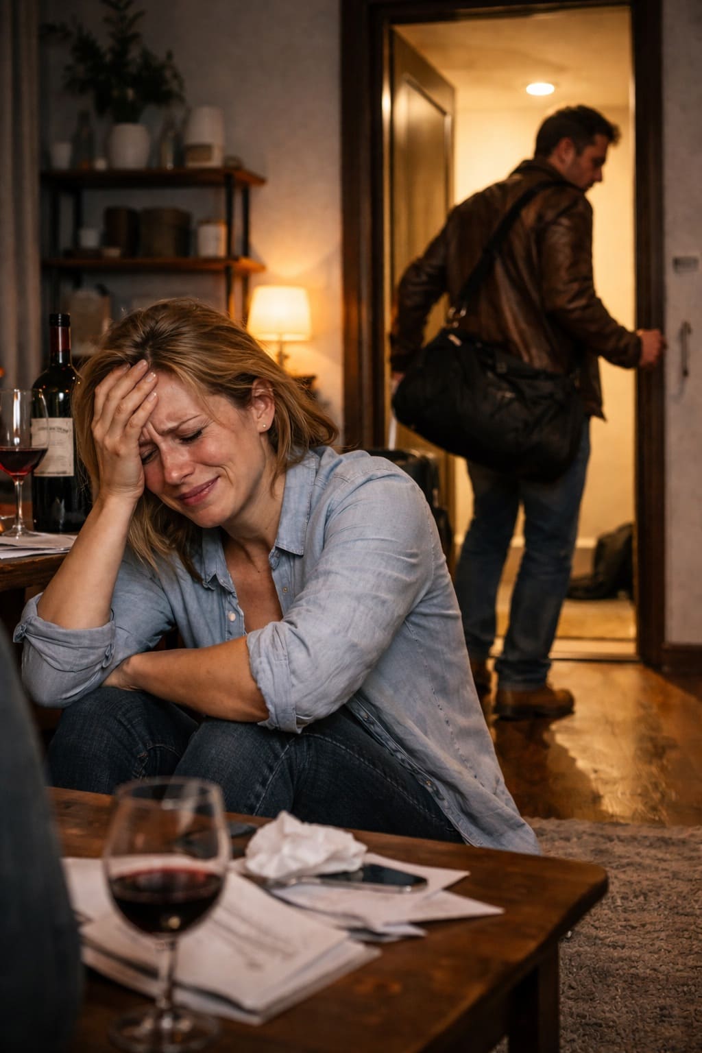 Он бросил жену после потери работы, не зная, кто будет решать его судьбу дальше