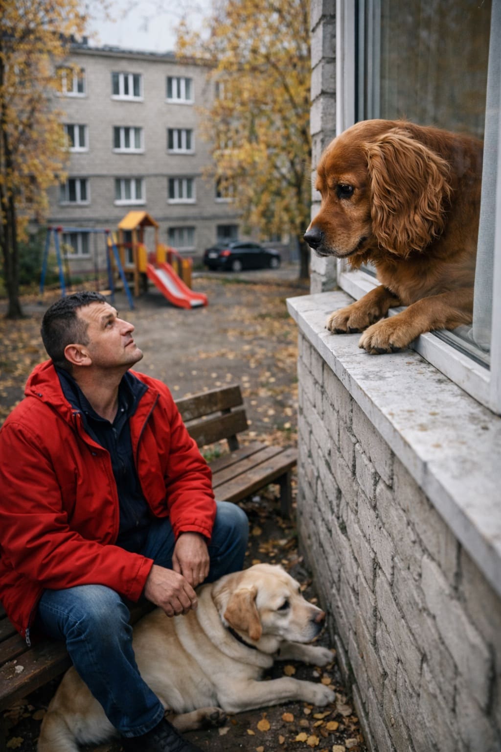 Пес ее встречать не вышел