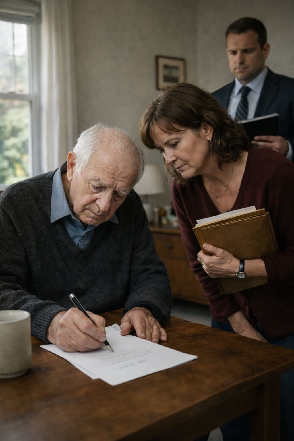 Сестра привезла нотариуса к больному отцу, а он написал одно слово, после которого Вероника больше не приезжала