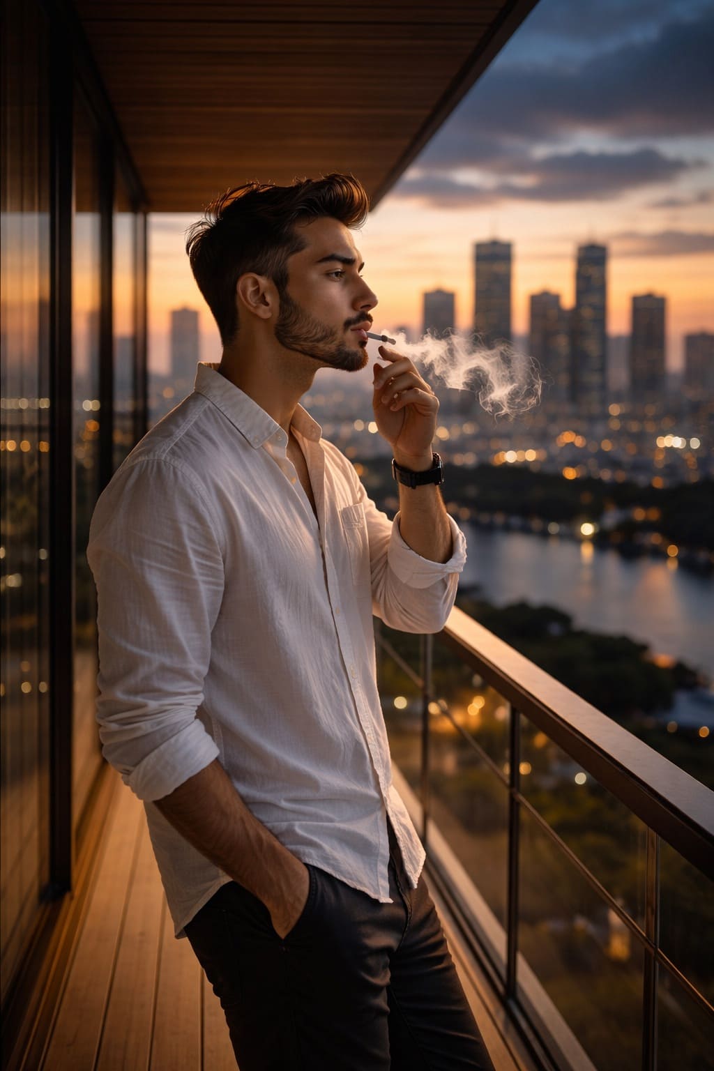 Соседка по балкону