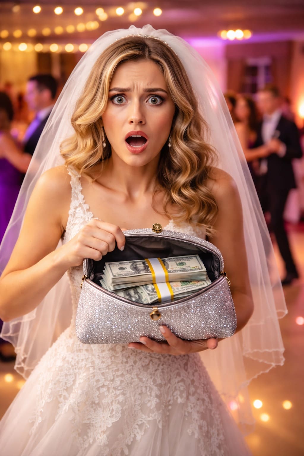 Пыталась стащить деньги со свадьбы родной дочери