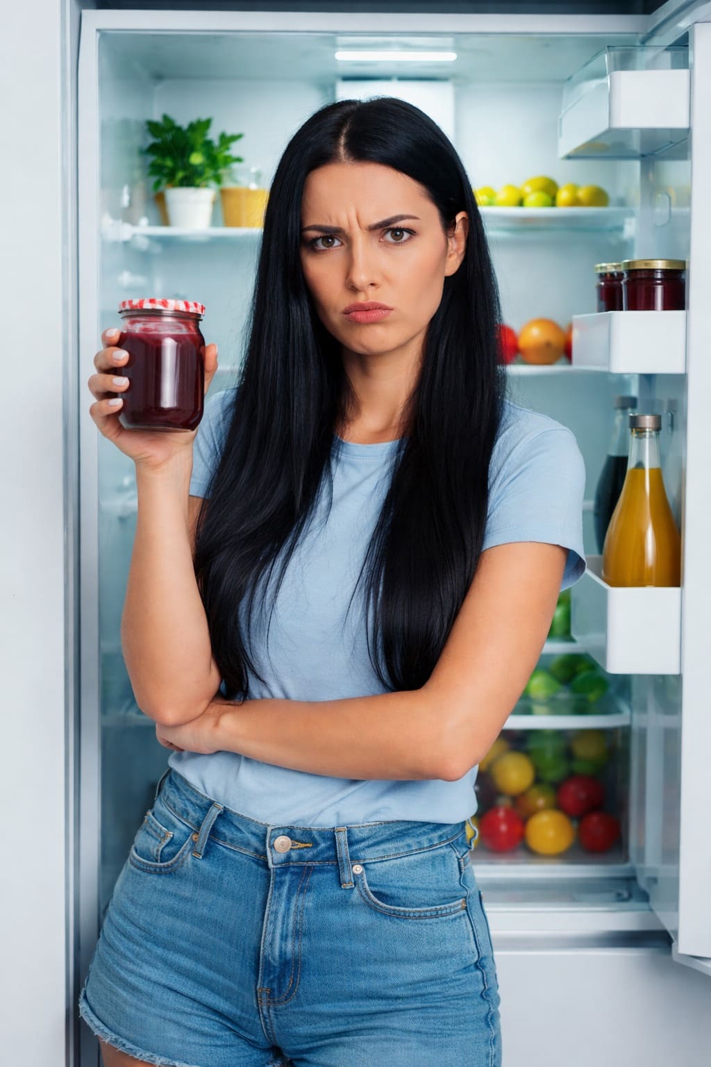 Я выставила вещи гостей